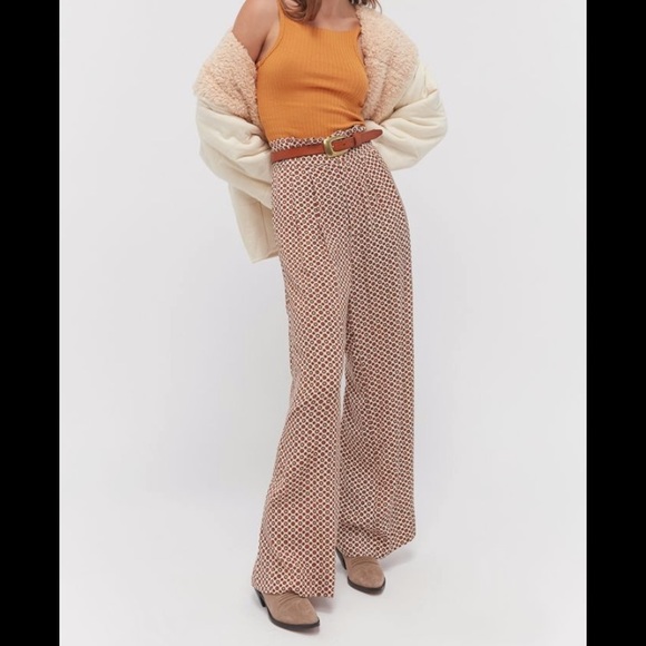 Urban Outfitters wide leg flare pant sz 2♦️ - Picture 3 of 8